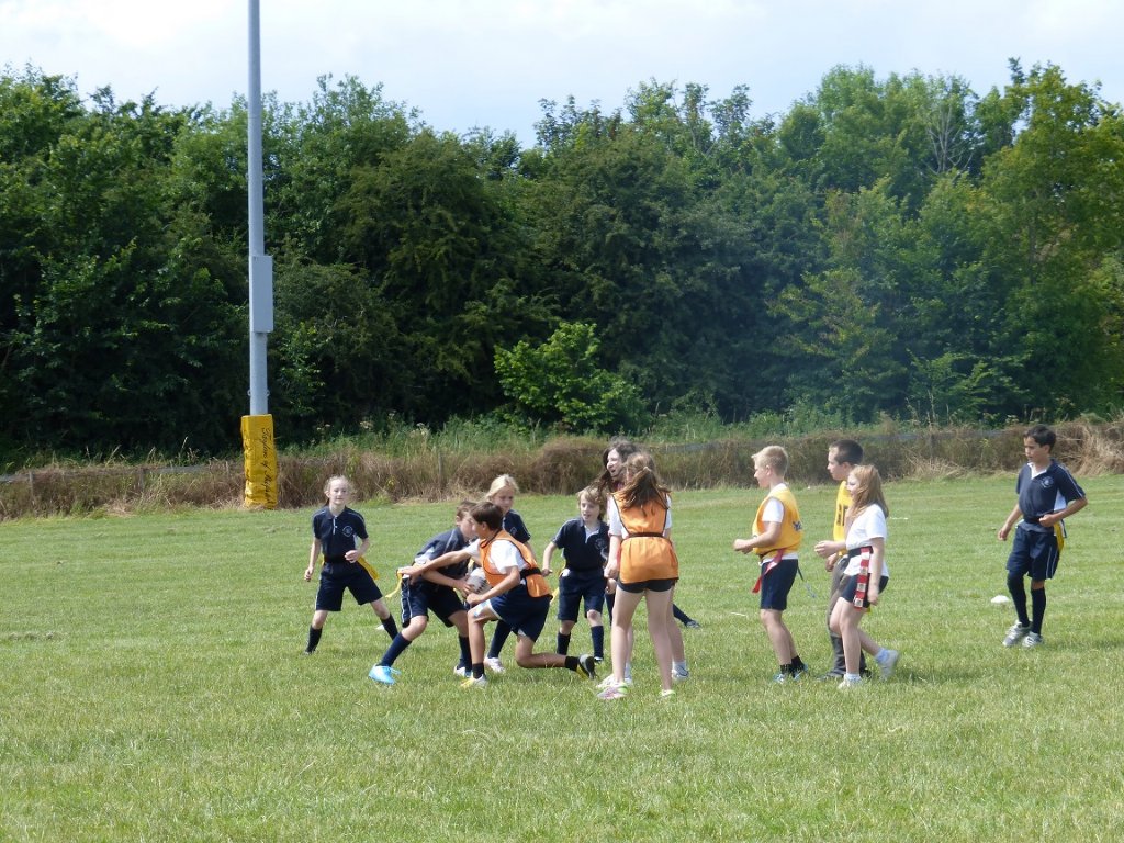 Tag rugby match